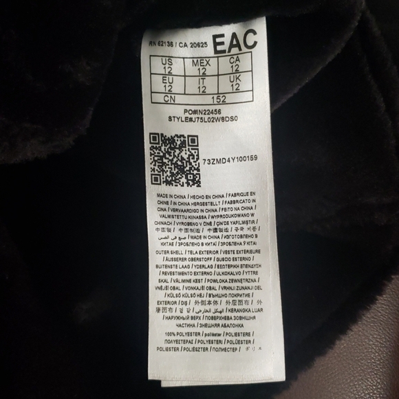 Girls' Guess Fall Jacket - Picture 11 of 11